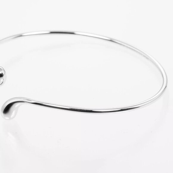 TIFFANY&Co. Double teardrop Bangle Silver925 9g Women - Picture 4 of 6